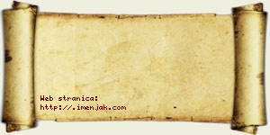 Jana Pjevac vizit kartica